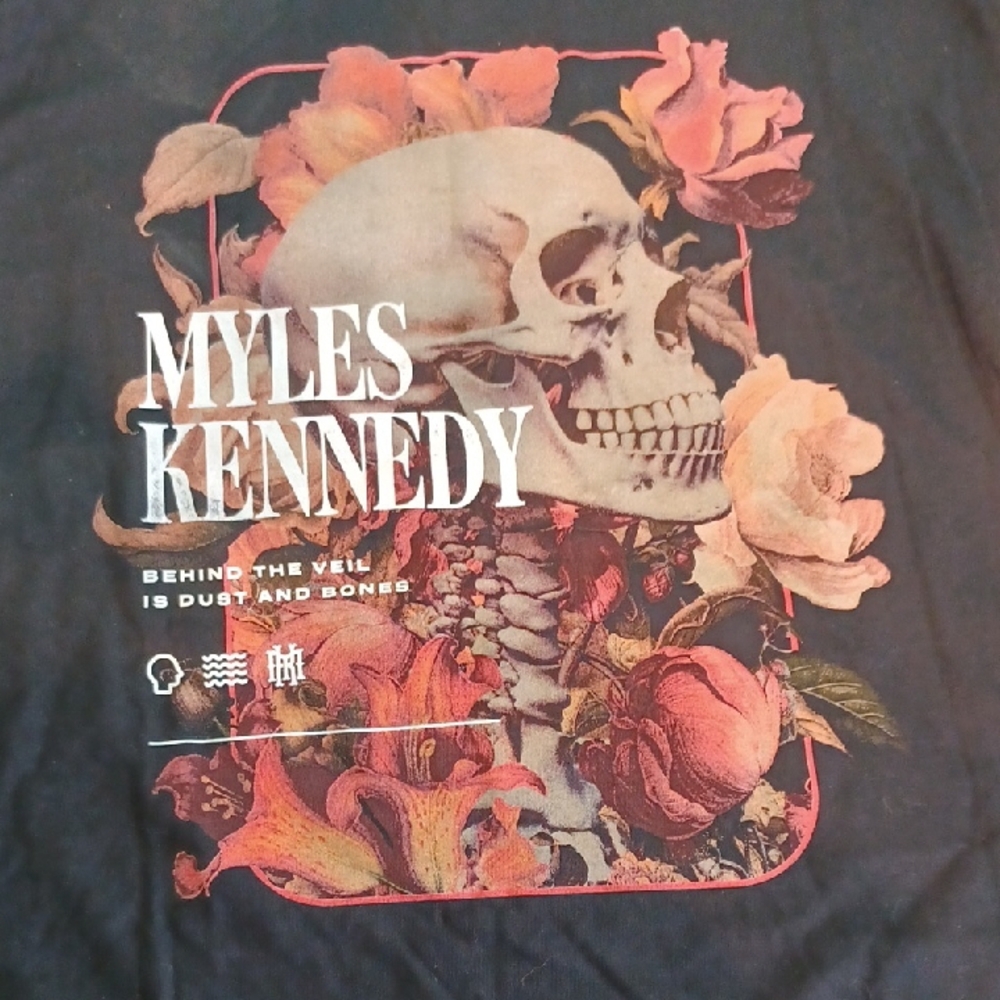 Myles Kennedy Concert Shirt - Skulls And Roses ( 6558
